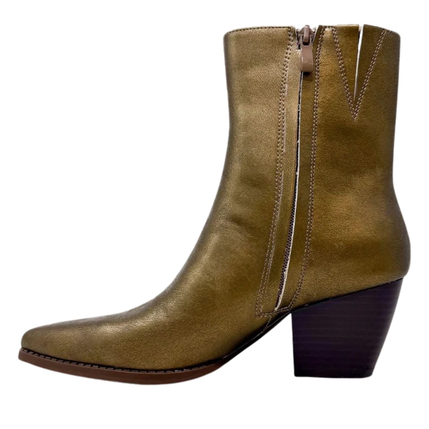 Shu Shop Womens Uma Block Heel Booties