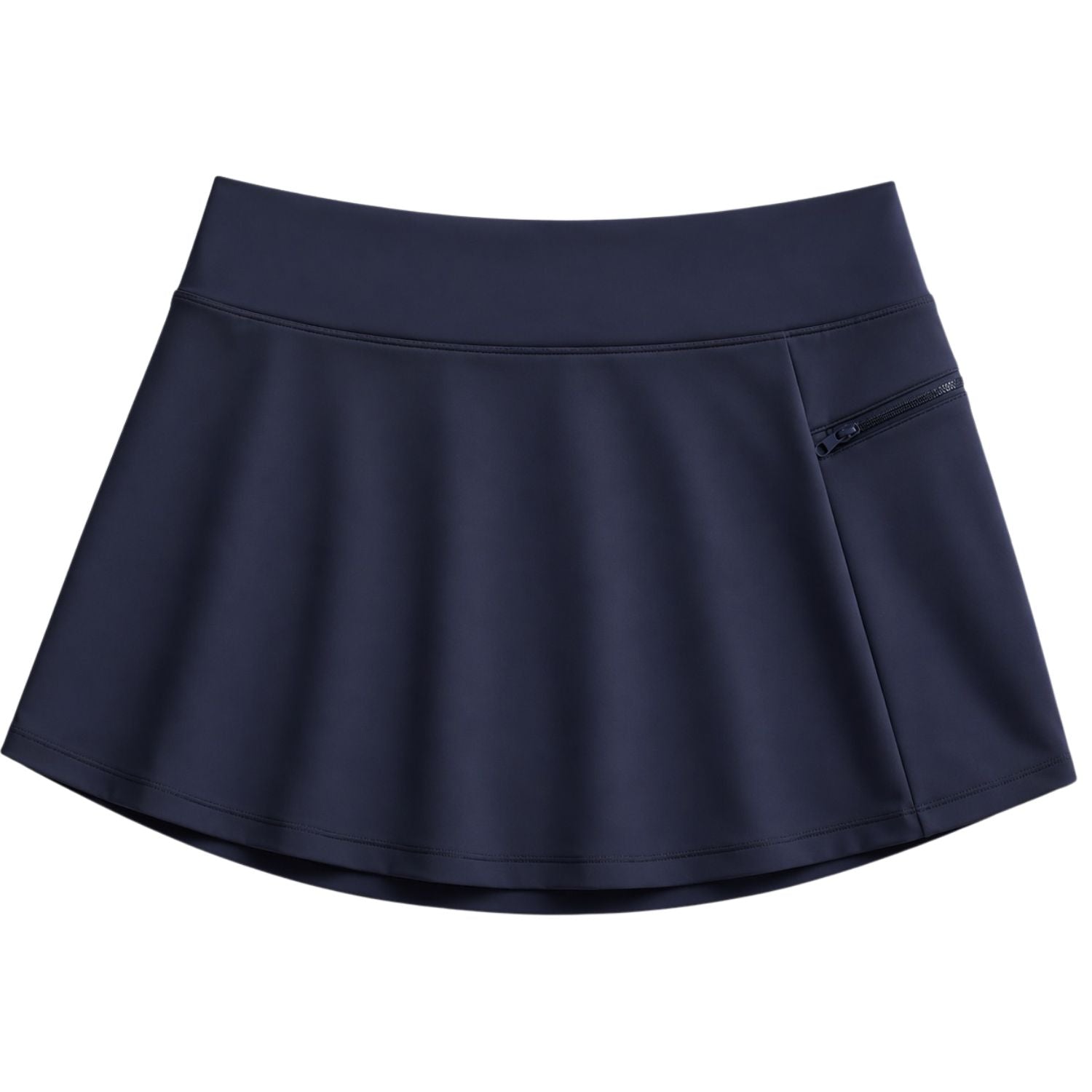 Heat Swimwear Womens Missy Side Zipper with Pockets, Navy