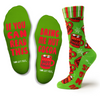 Two Left Feet Holiday Christmas Adult Sock, Big Feet