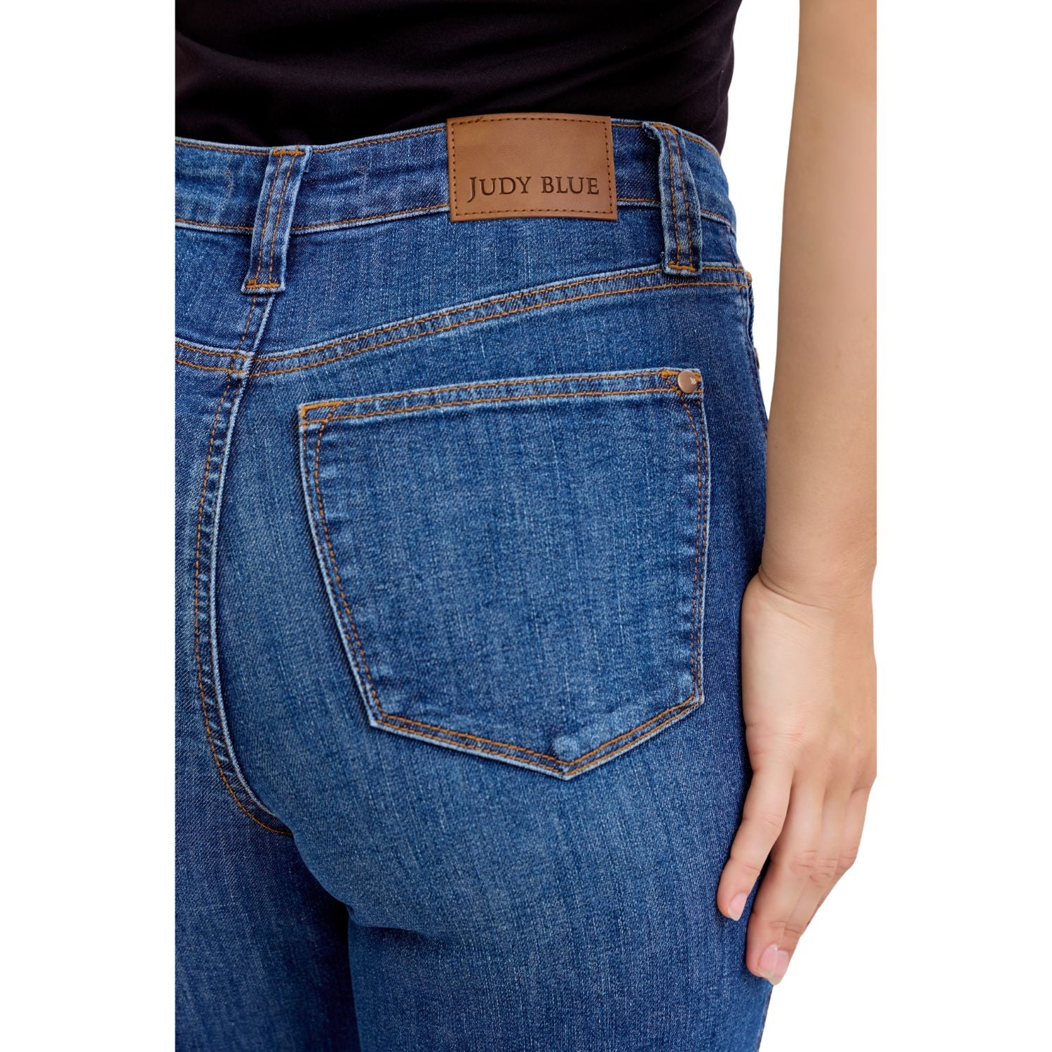 Judy Blue High Waist Tummy Control Straight Denim Jeans