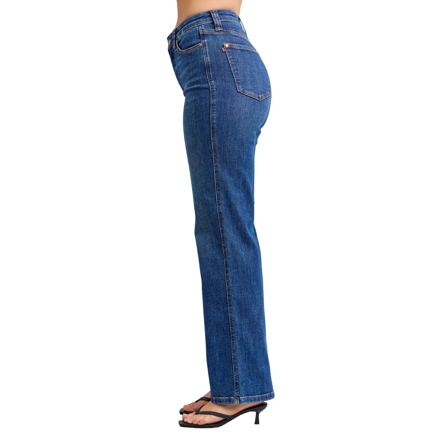 Judy Blue High Waist Tummy Control Straight Denim Jeans
