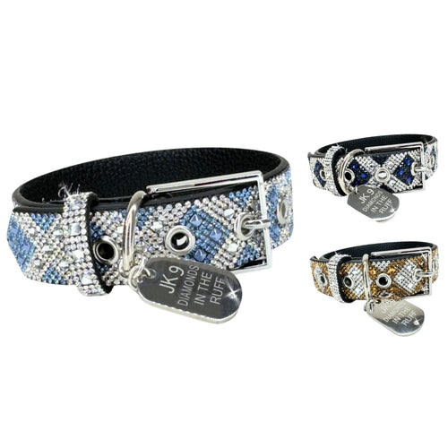 Jacqueline Kent Mariners Cross Collection Dog Collar, Medium