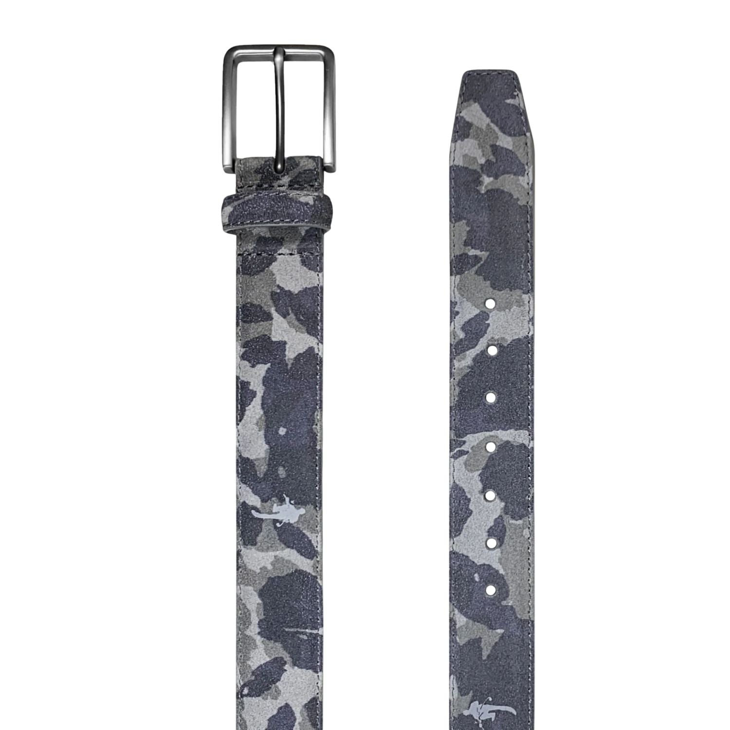 Mad Golfer Mens Hero Shot Camo Print Leather Belt