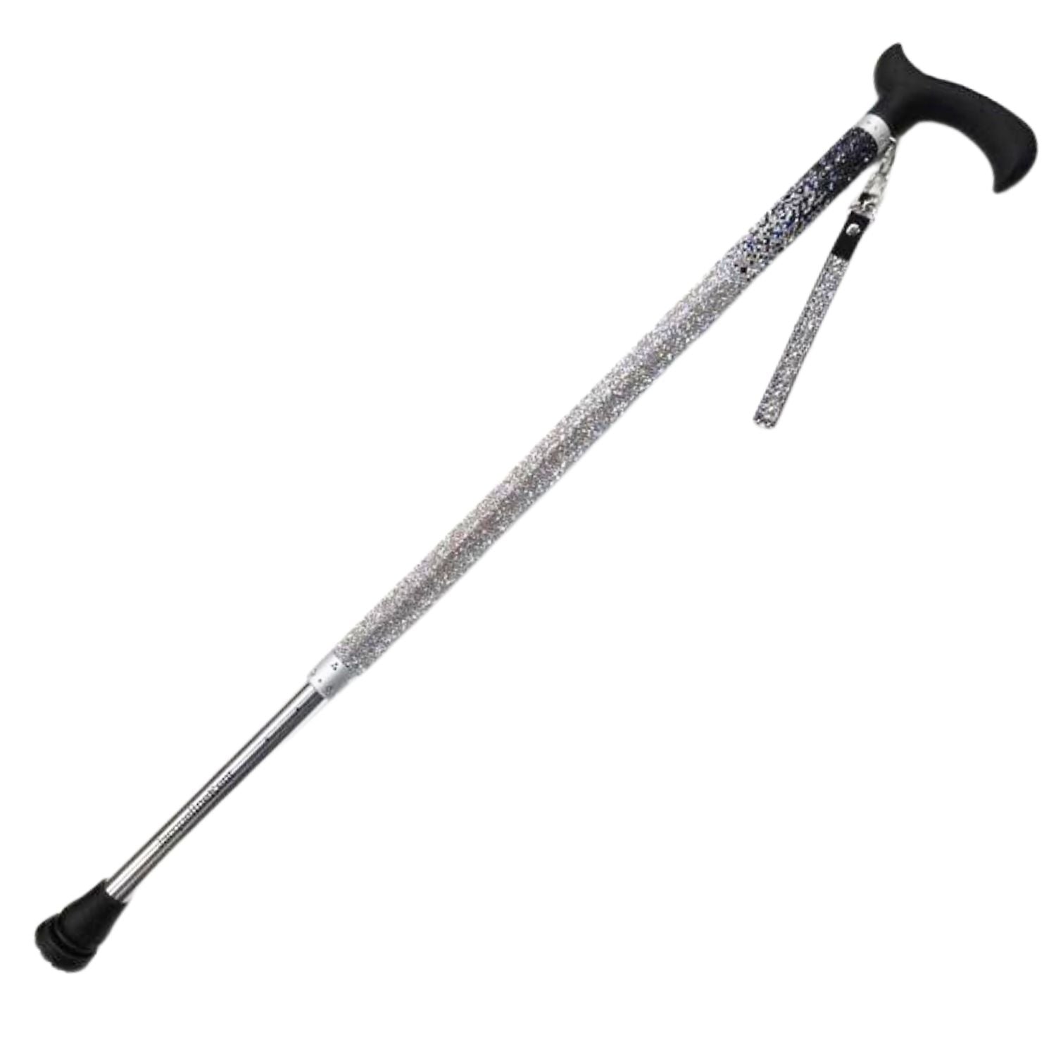 Jacqueline Kent Mariners Cross Adjustable Crystal Rhinestone Fashion Walking Cane