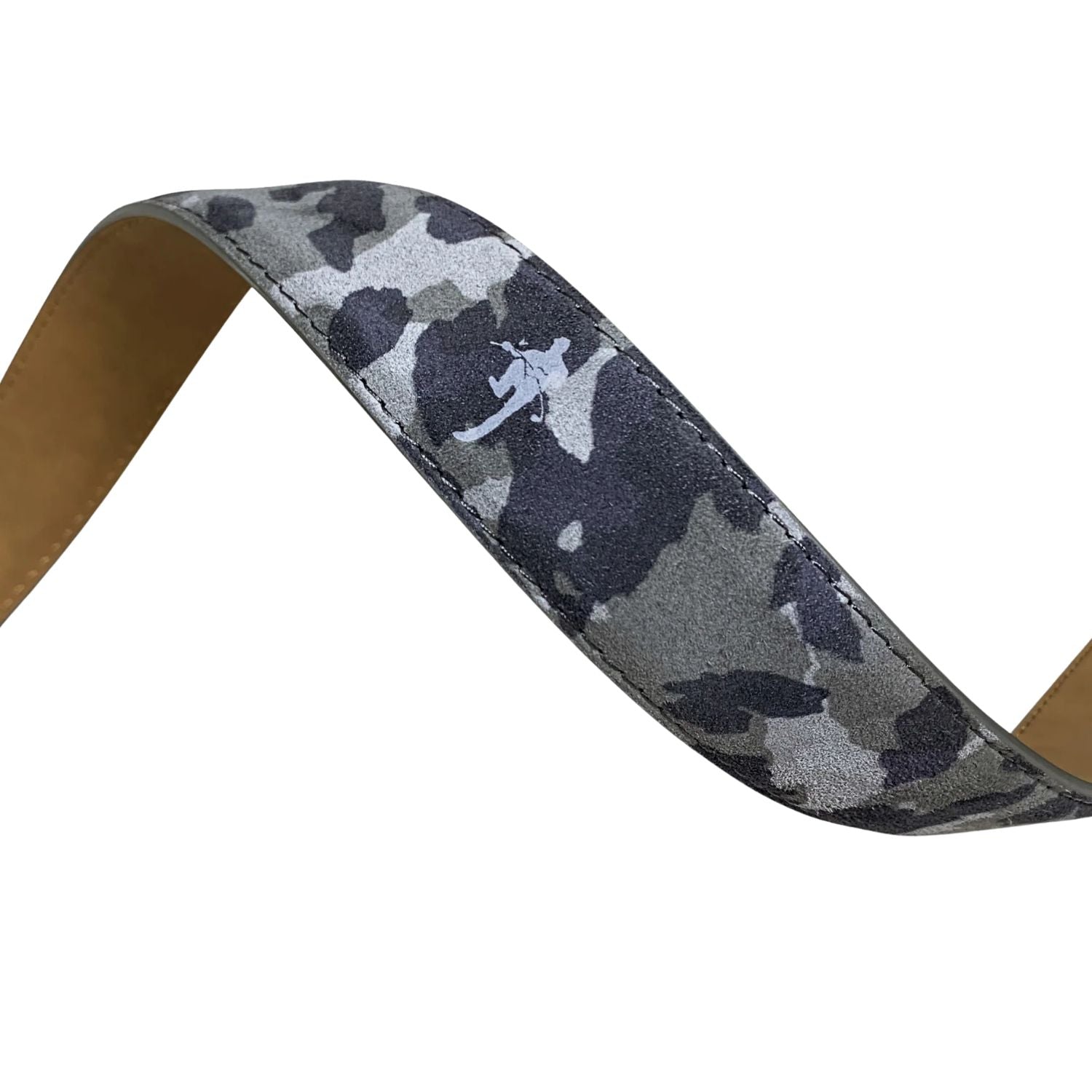 Mad Golfer Mens Hero Shot Camo Print Leather Belt