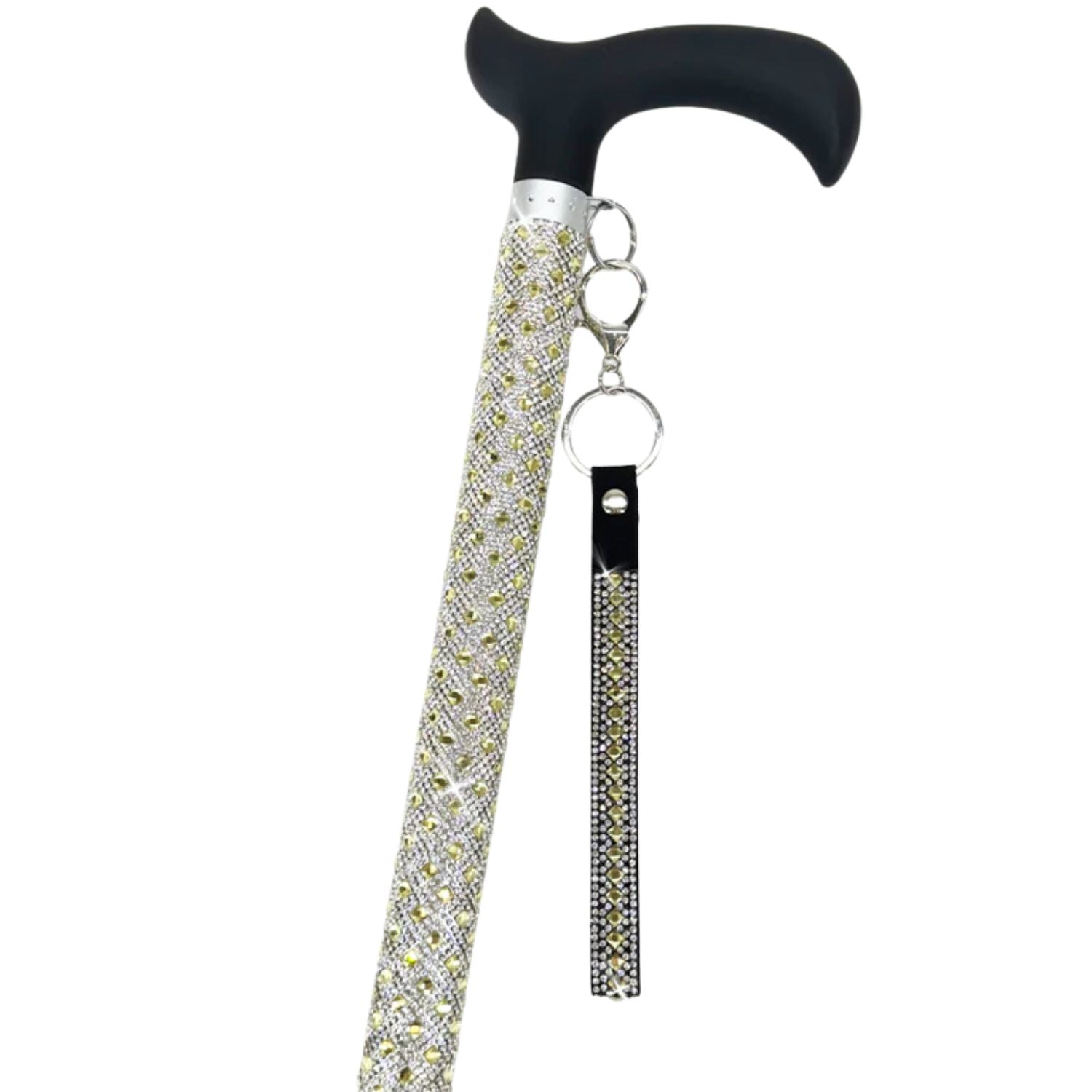 Jacqueline Kent Royal Ice Cane Adjustable Aluminum Crystal Cane