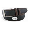 ZEP-PRO Mens NCAA Two Tone Leather Concho Belt