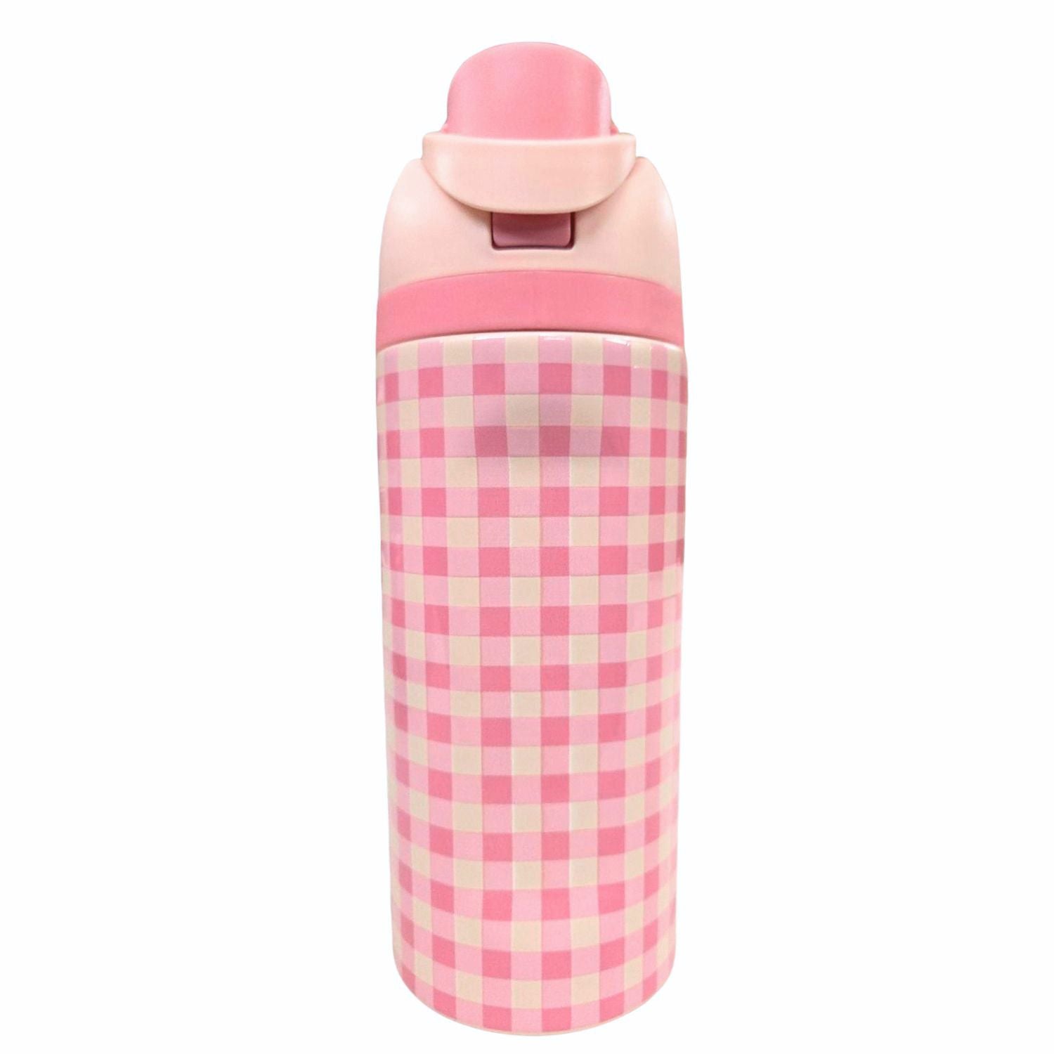 Jane Marie Kids Girls Strawberry Picnic 16oz Water Bottle With Straw Cap