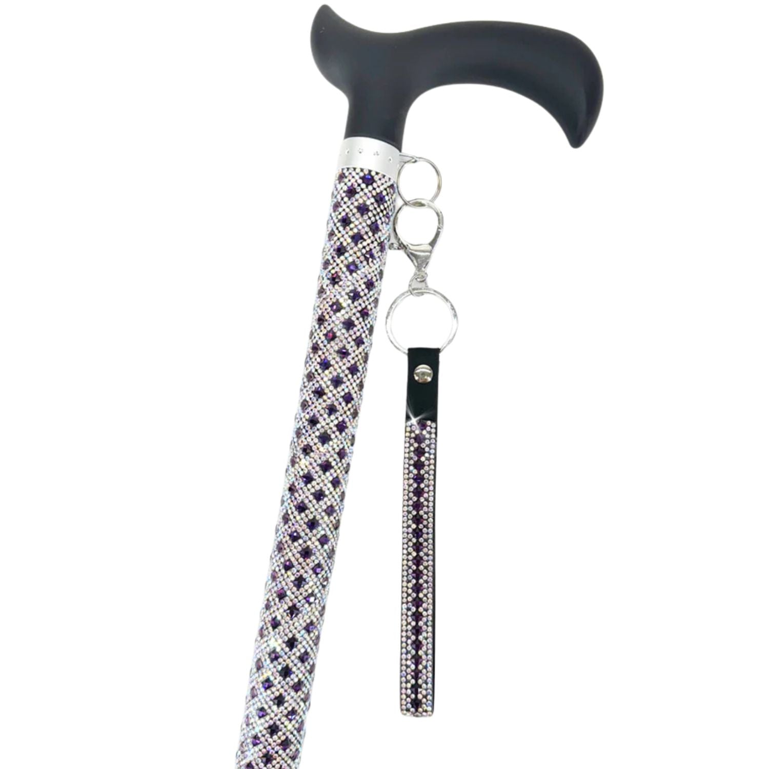 Jacqueline Kent Royal Ice Cane Adjustable Aluminum Crystal Cane