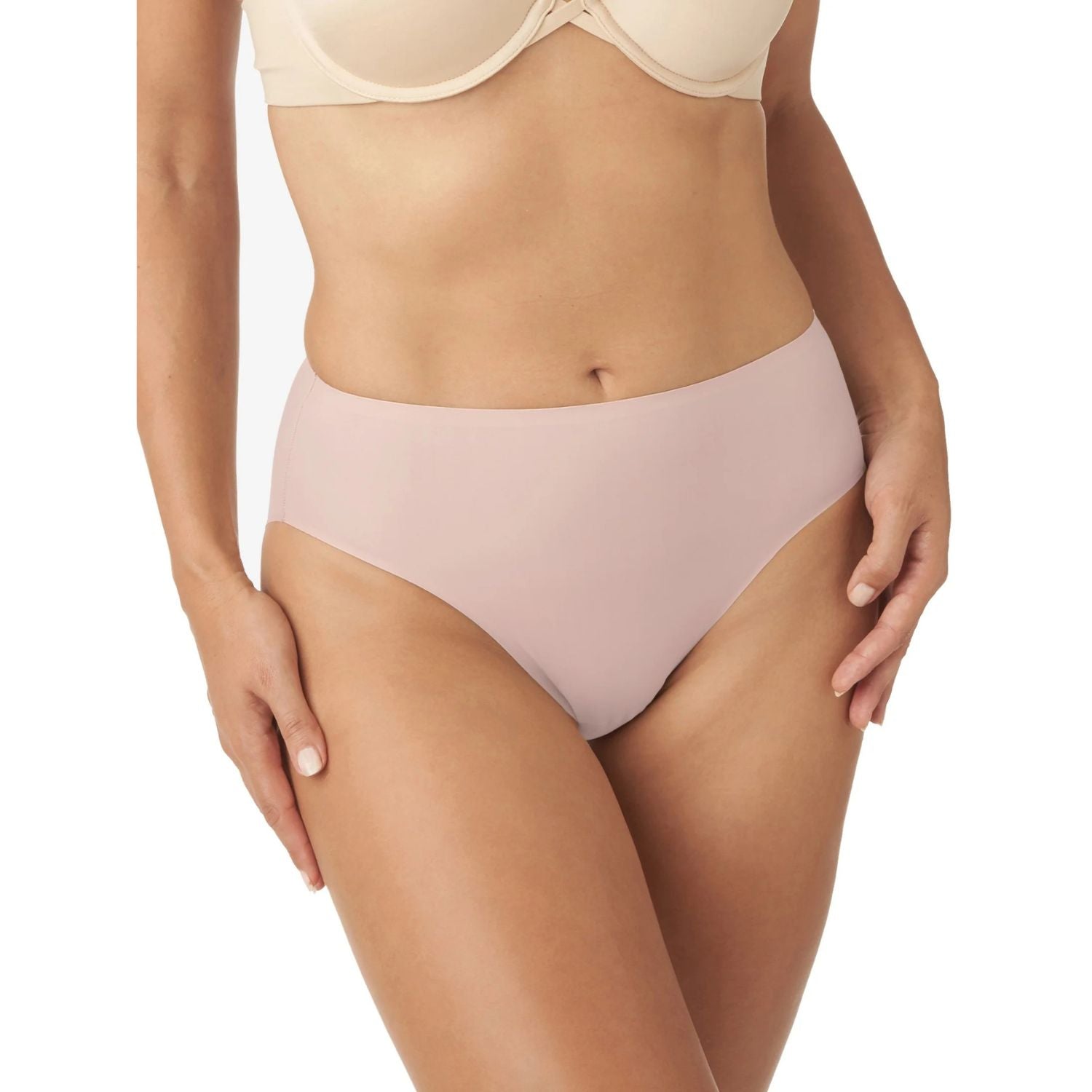 TC Fine Intimates Matte Microfiber Modern Hi-Cut Brief Panty