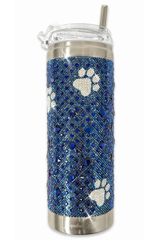 Jacqueline Kent Rhinestone 20oz Bling Tumbler with Clear Lid, Straw and Gift Bag