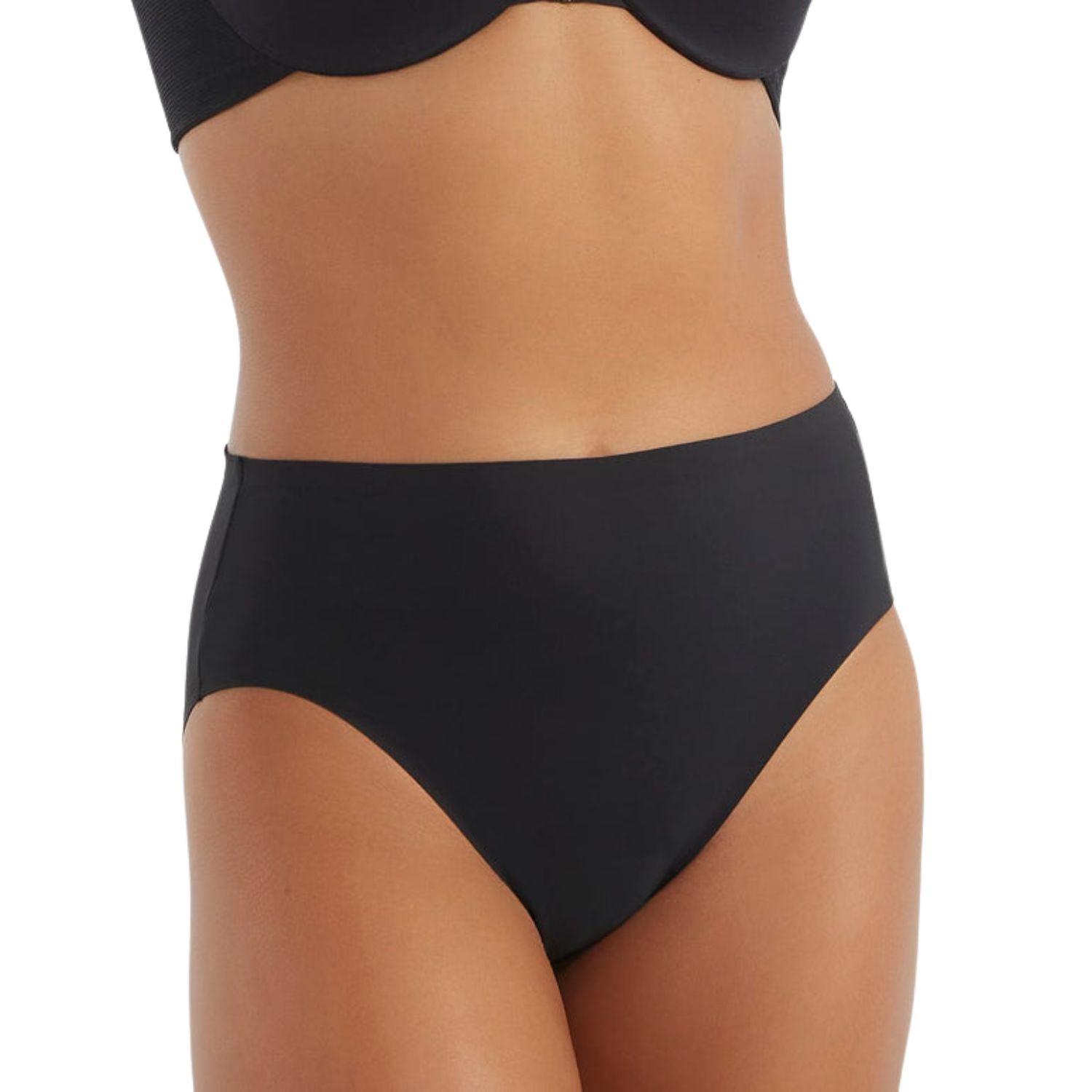 TC Fine Intimates Matte Microfiber Modern Hi-Cut Brief Panty