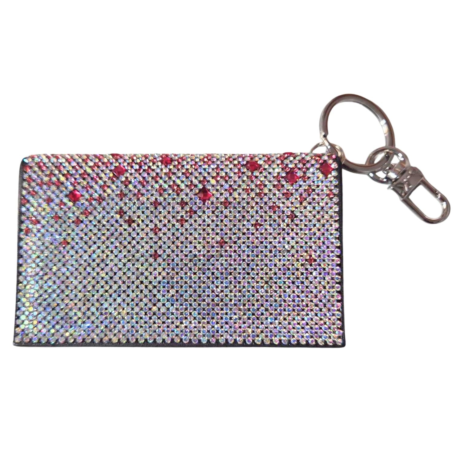 Jacqueline Kent Crystal Embellished Card Purse Wallet