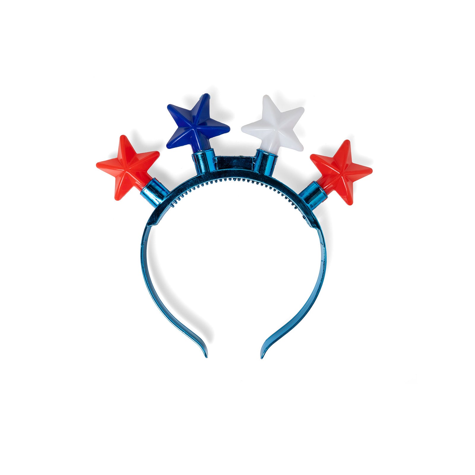 United We Swag Patriot Pride Jumbo Flashing Star USA Holiday Party Headband