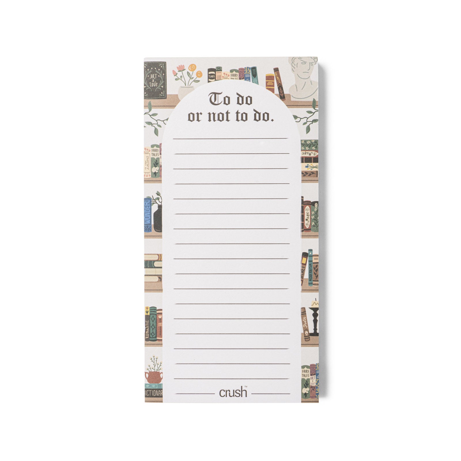 Crush Overachiever 100 Easy-Tear Sheets To-Do List Notepad