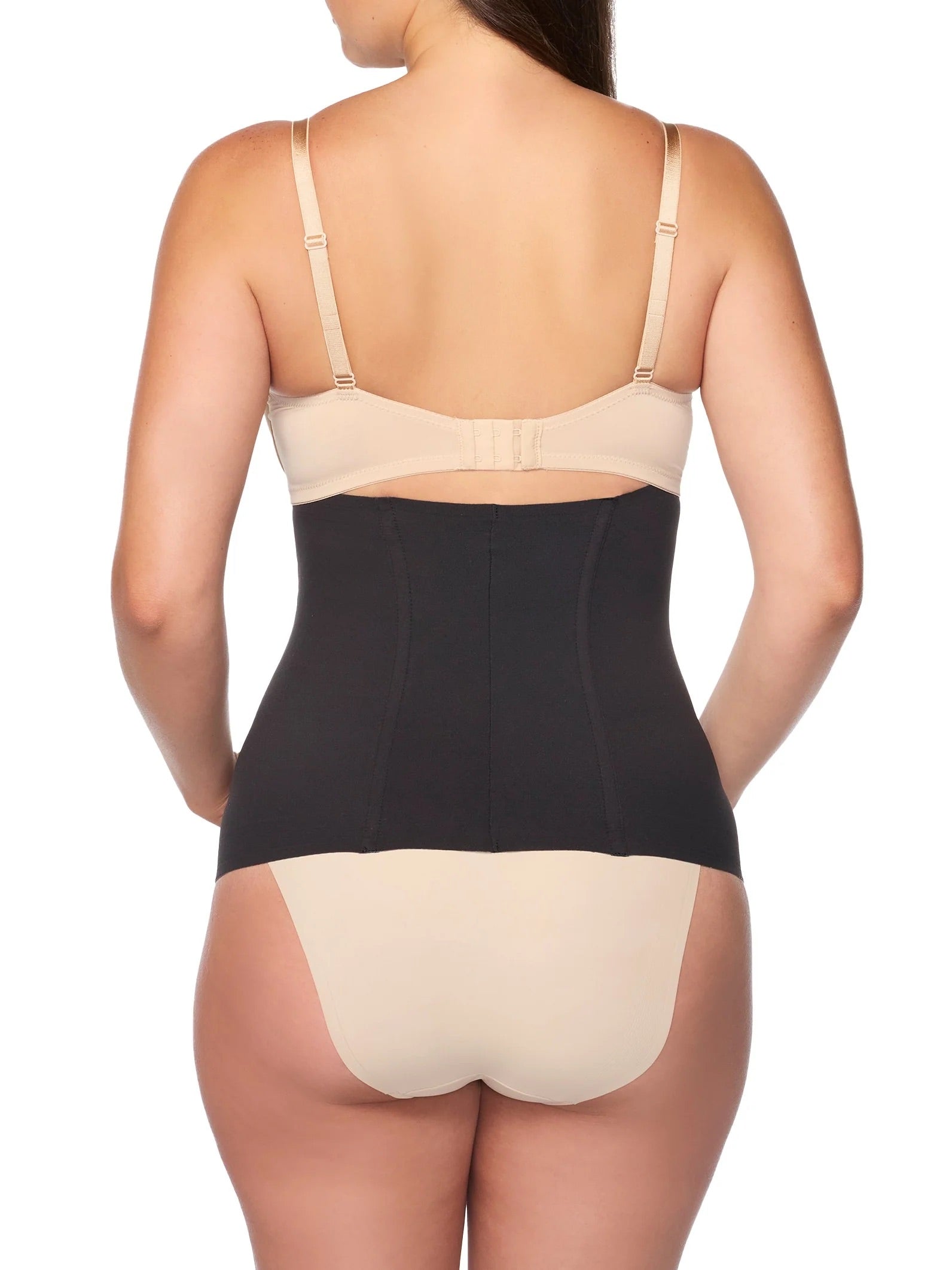 TC Fine Intimates Womens Iconic Core Extra-Firm Control Waist Cincher- Black