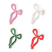 Crush Christmas Bow What Fun Claw Clip