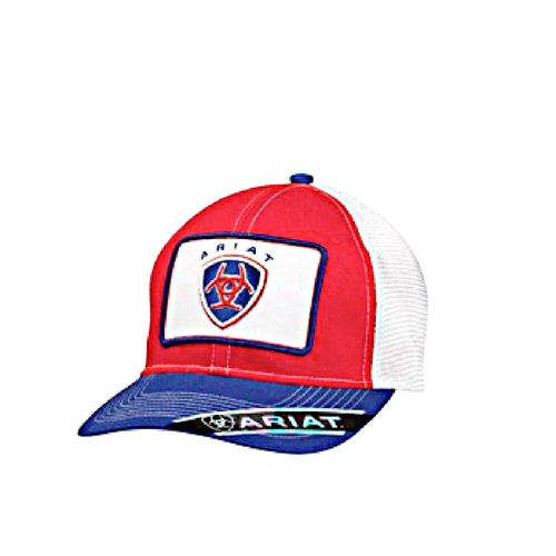 Ariat Men's Logo Patch Cap - Red