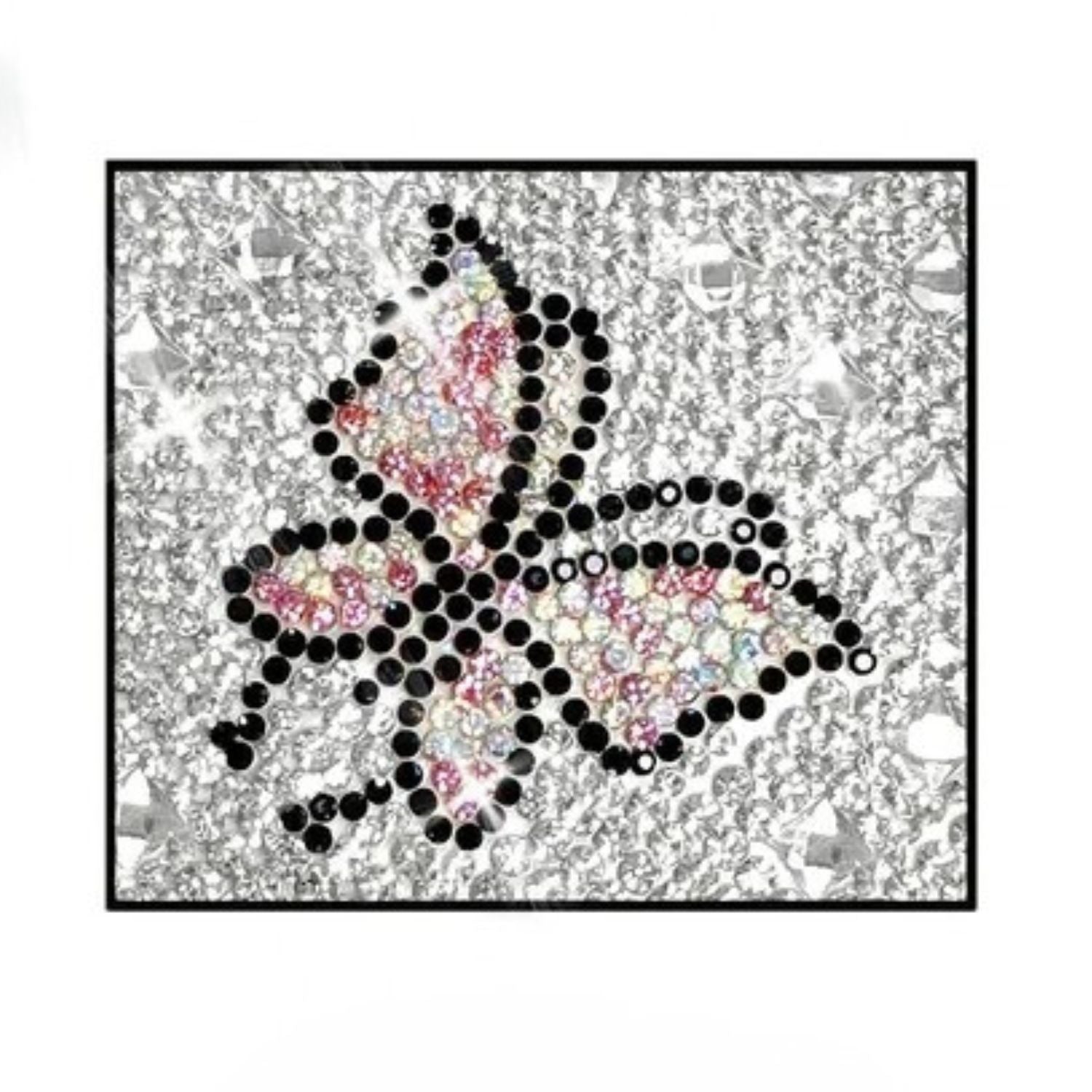 Jacqueline Kent Butterfly Adjustable Crystal Rhinestone Fashion Sugar Walking Cane