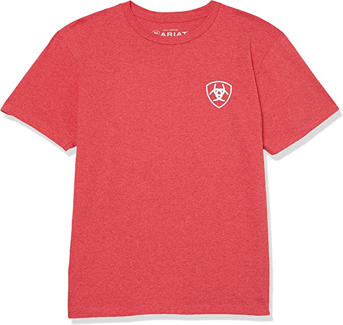 Ariat Youth Boys Minimalist Flag Short Sleeve T-Shirt