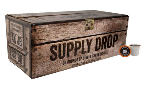 Black Rifle Coffee Supply Drop Variety Pack (96 Count of K Cups) Contains a Mix of Silencer Smooth (Light Roast), AK-47 (Medium Roast), Just Black (Medium Roast), and Beyond Black (Dark Roast)