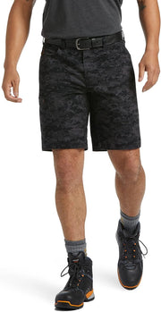 Ariat Mens Rebar M4 Low Rise DuraStretch Made Tough Work Shorts