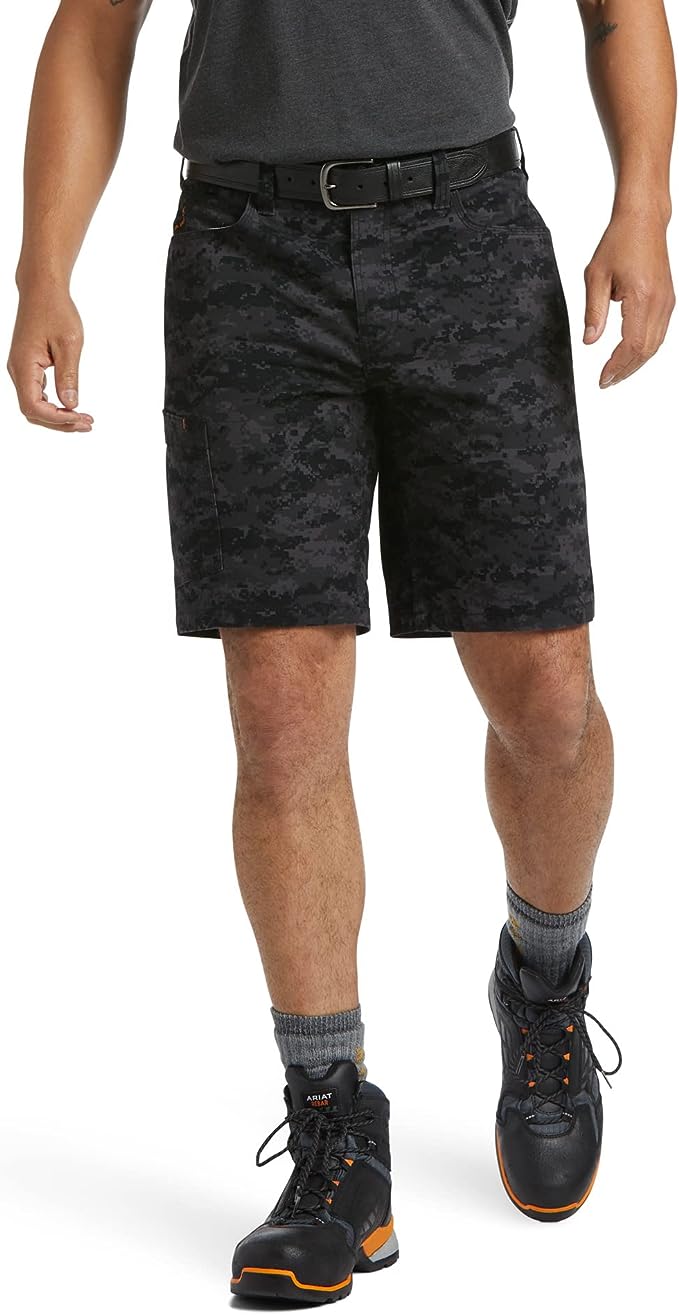 Ariat Mens Rebar M4 Low Rise DuraStretch Made Tough Work Shorts