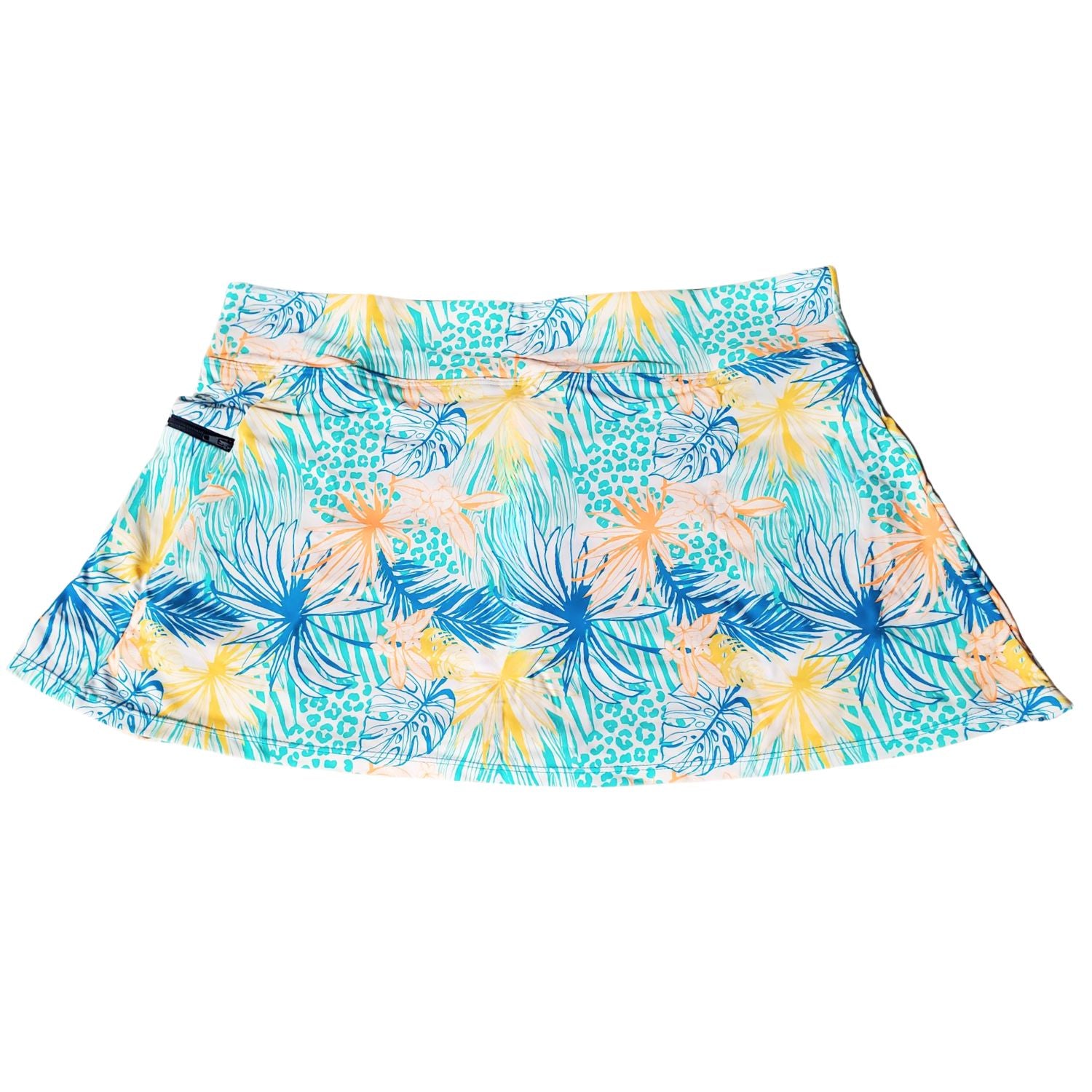 Heat Swimwear Womens Side Zipper with Pockets, Waikiki Beach