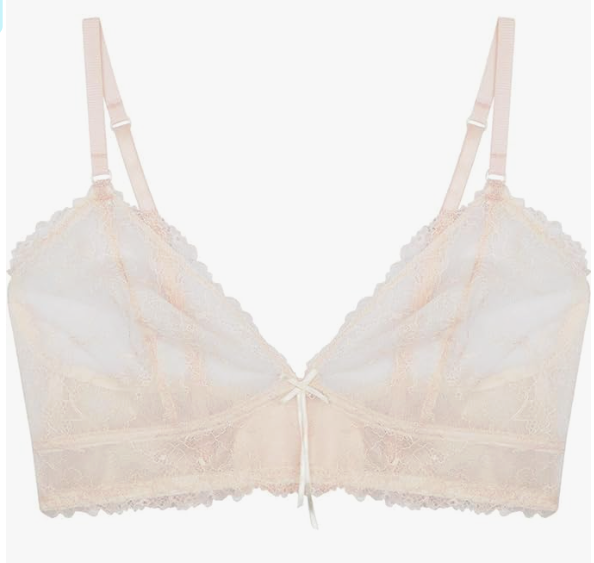 Heidi by Heidi Klum Natural Lace Soft Cup Bra