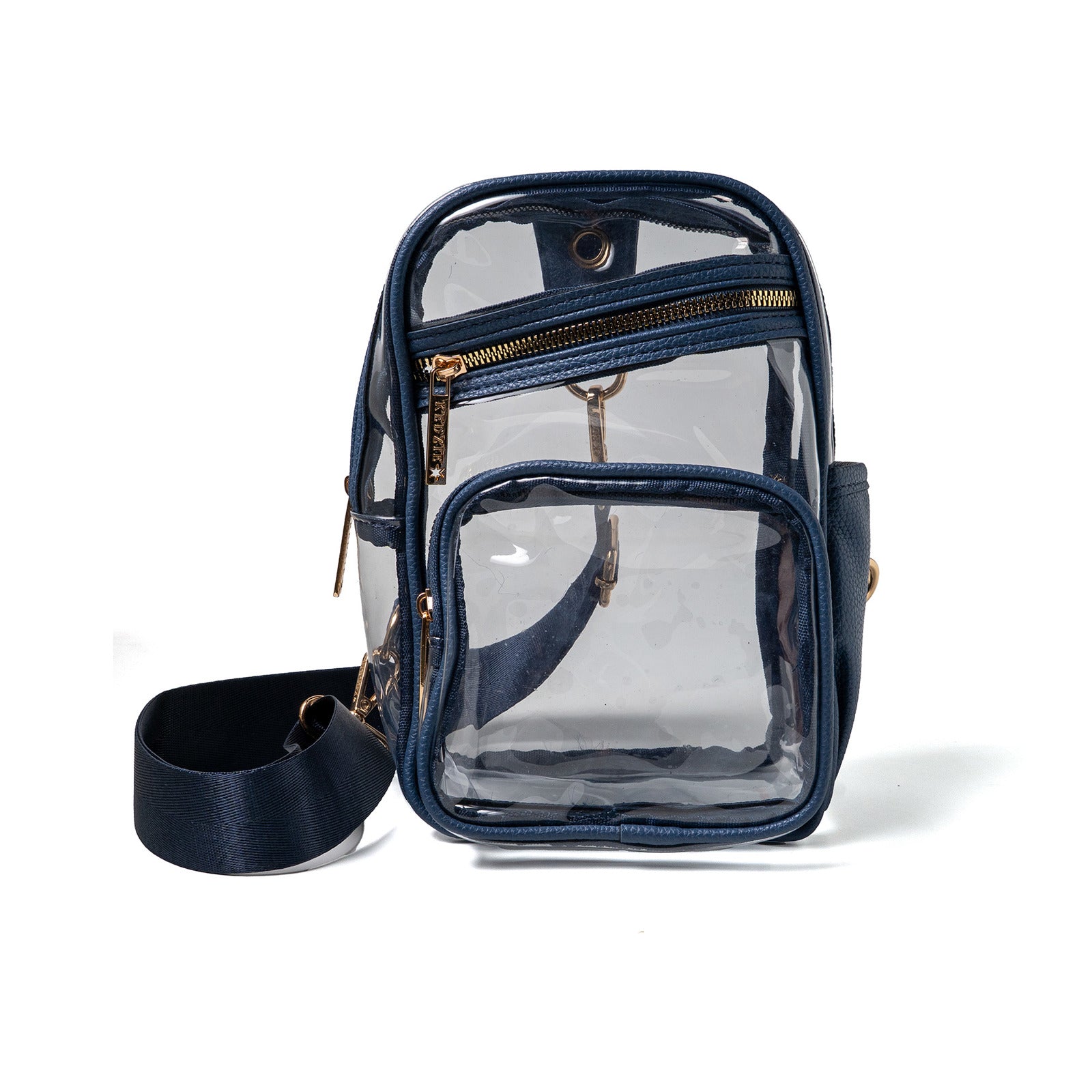 Kedzie Womens Clear Backstage Event Sling Crossbody Purse