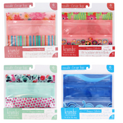 Krumbs Kitchen Designer Reusable Storage Bags, Dishwasher Safe, 6 Pack