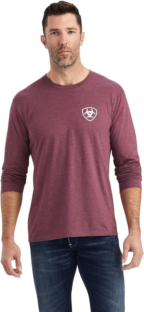 Ariat Mens Type Crest Graphic Long Sleeve T-Shirt