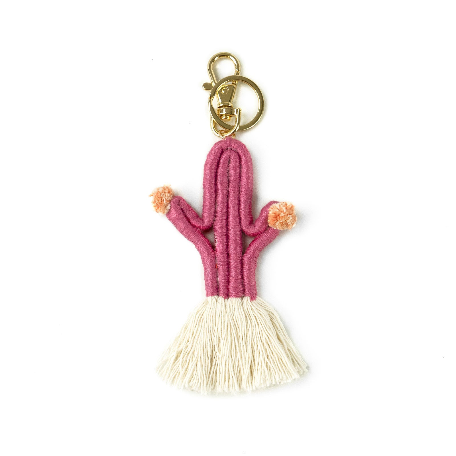 Olivia Moss Yucatan Macrame Charm Keychain