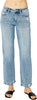 Judy Blue Womens Mid Rise Destroyed Straight Fit Jeans