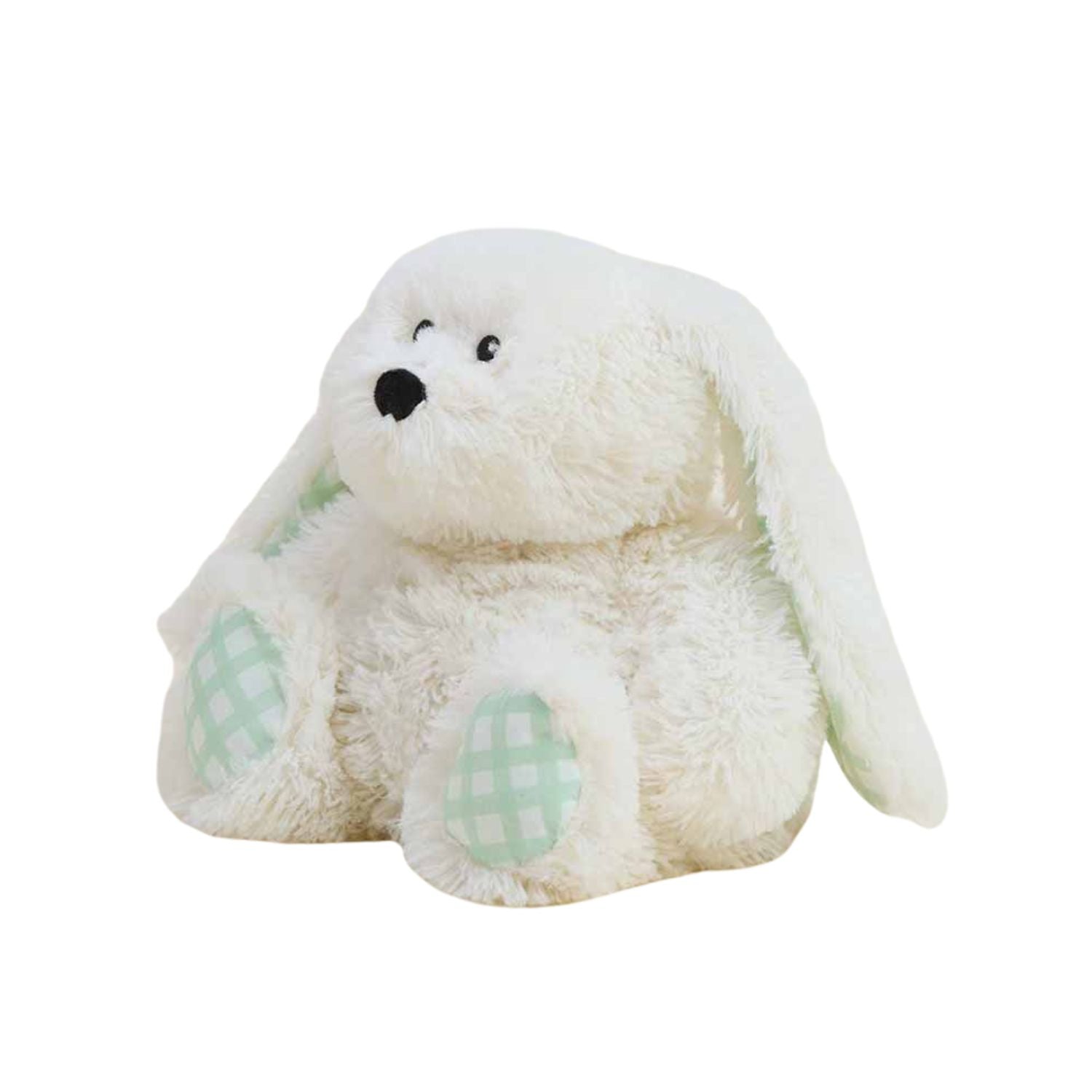Warmies Gingham Bunny Lavender Scented and Heatable Weighted Stuffed Animal