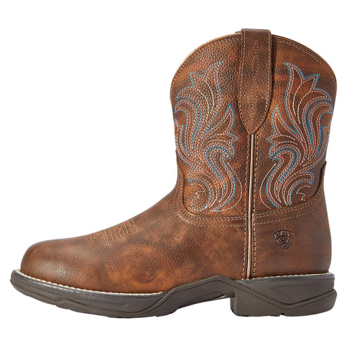 Ariat Womens Anthem Round Toe Shortie Western Boot