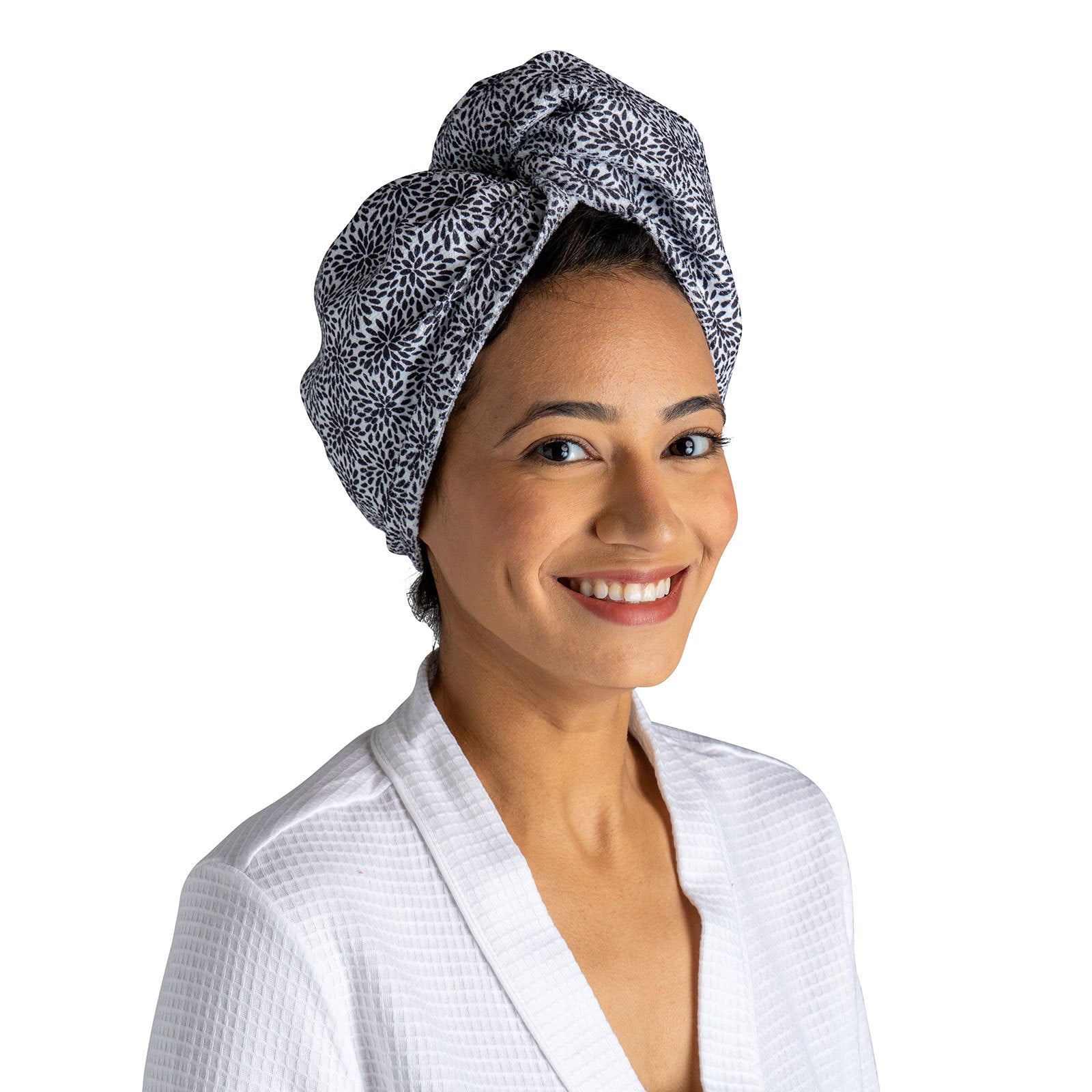 Lemon Lavender Plot Twist Microfiber Turbo Hair Wrap Towel