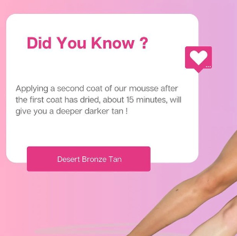Desert Bronze Golden Travel Tanning Set, Self Tan Mousse, Face + Hand Applicator