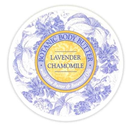 Greenwich Bay Shea & Cocoa Botanic Body Butter, 8oz Tub, Lavender Chamomile