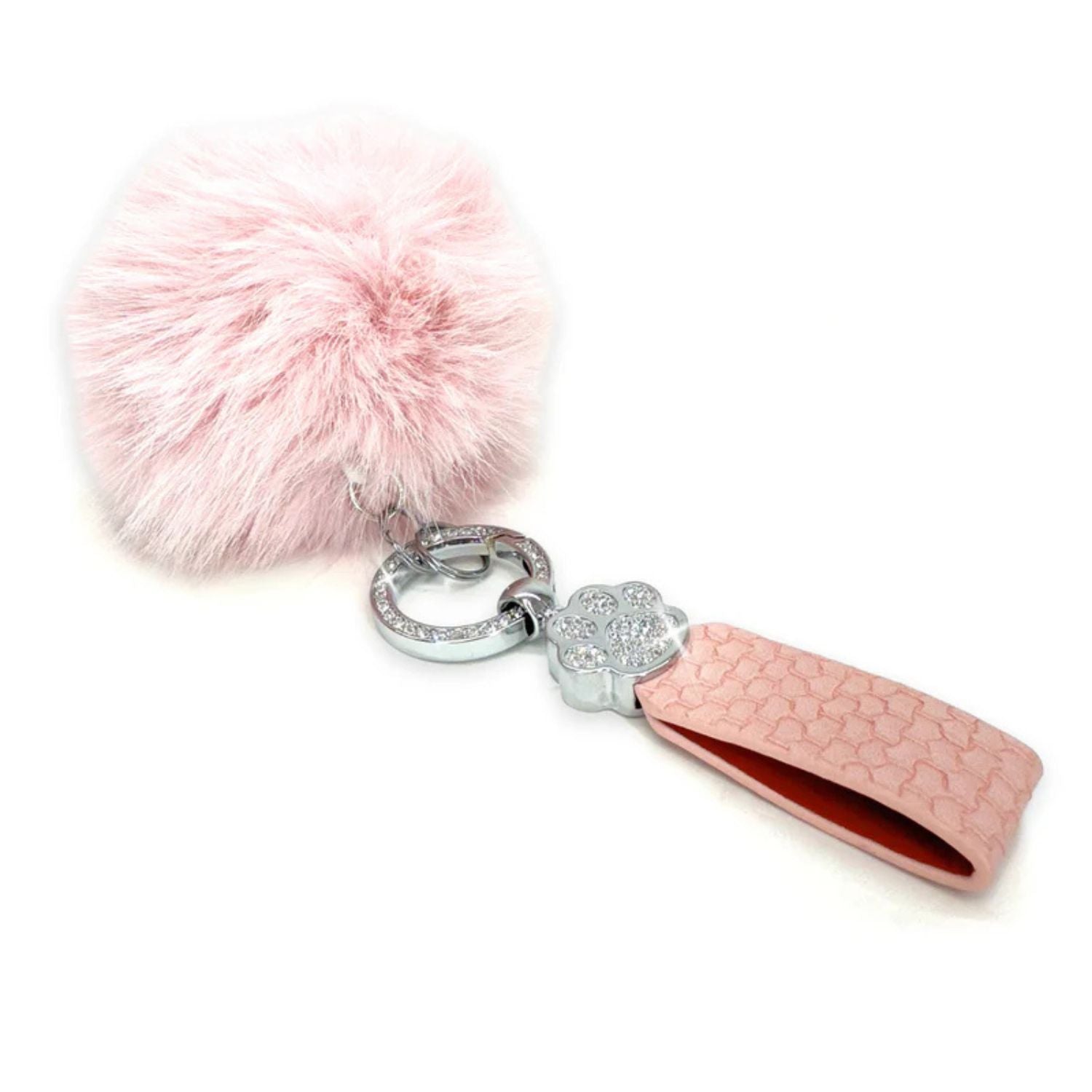 Jacqueline Kent Faux Fur Fantasy Pendant Keychain