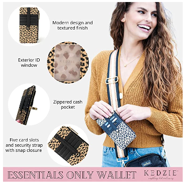 Kedzie Essentials Only Zippered Wallet