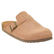 Corkys Womens One For The Books Slip On Mules, Camel Faux Suede