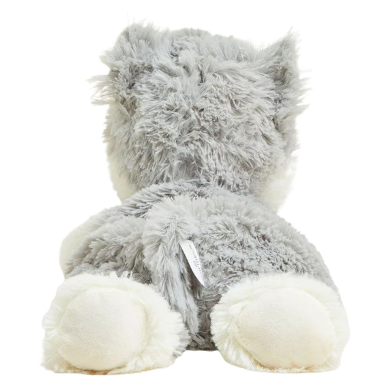 Warmies Heatable Lavender Scent Cozy 13" Plush, Laying Down Gray Cat