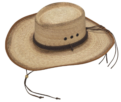 Alamo Men's Palm Gambler Cowboy Hat, Size 7
