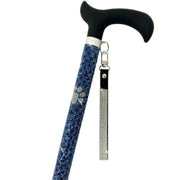 Jacqueline Kent Diamond in the Ruff Blue Adjustable Crystal Rhinestone Cane