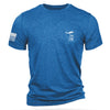 Nine Line Mens USA Military Basic Tee with Drop Logo