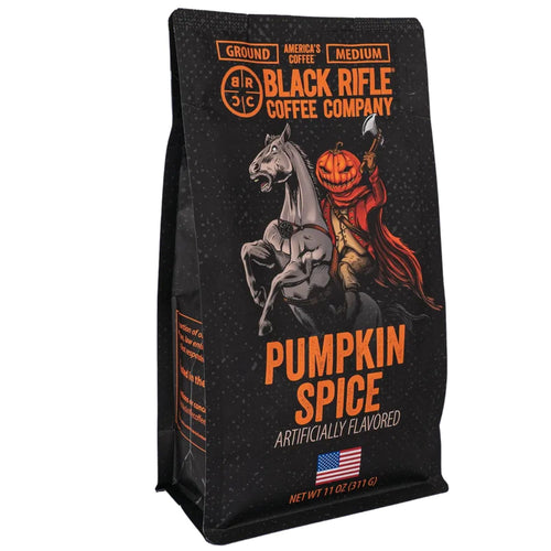 Black Rifle Coffee Company, Pumpkin Spice, Medium Roast, Ground, 12 oz Bag