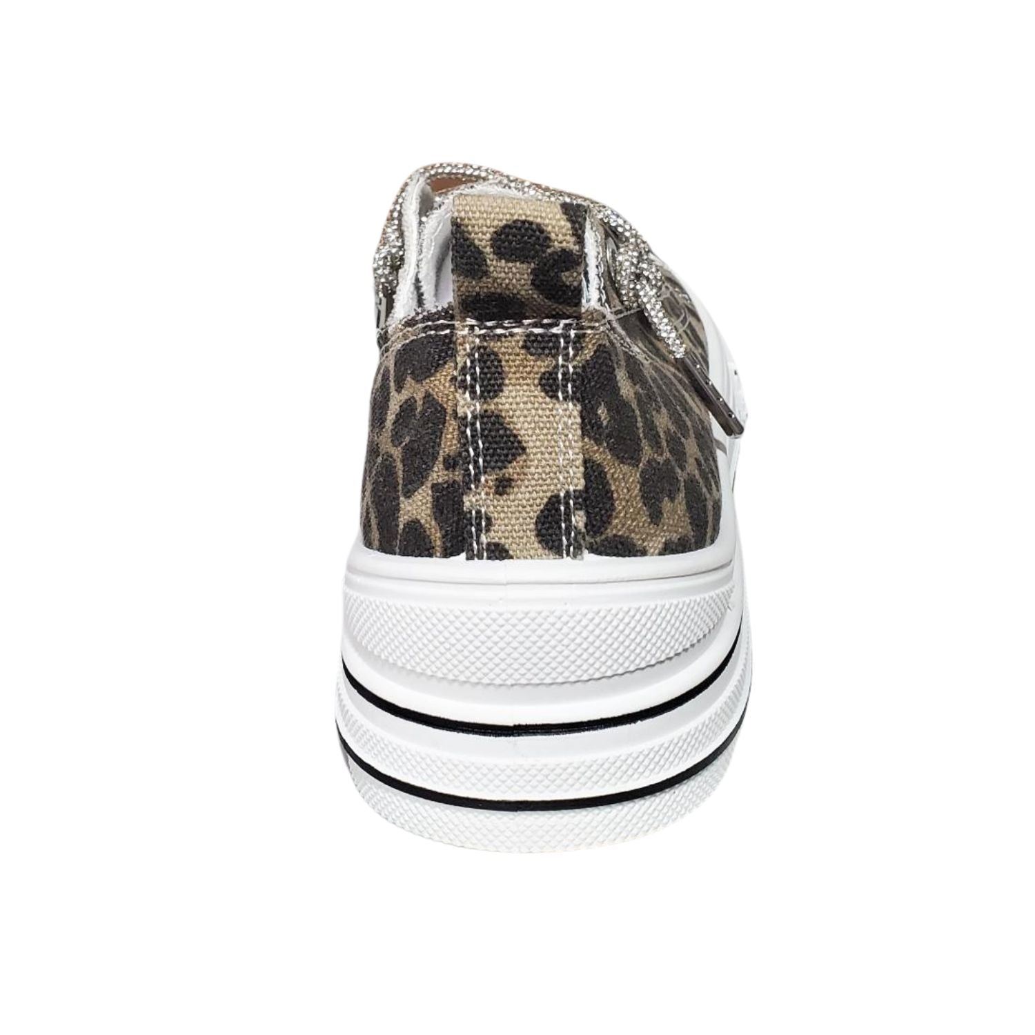 Very G Womens Aman Prints Lace Up Canvas Sneaker, Tan Leopard