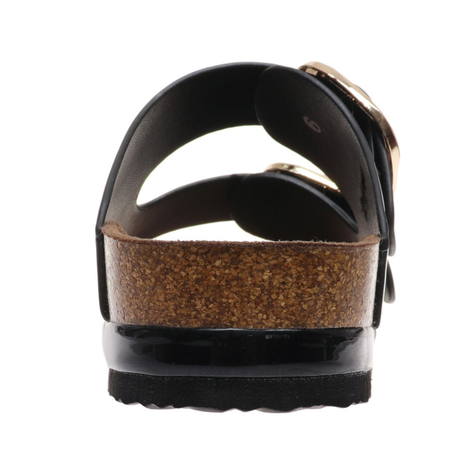 Outwoods Womens Joan-1 Slip On Slide Sandals, Black