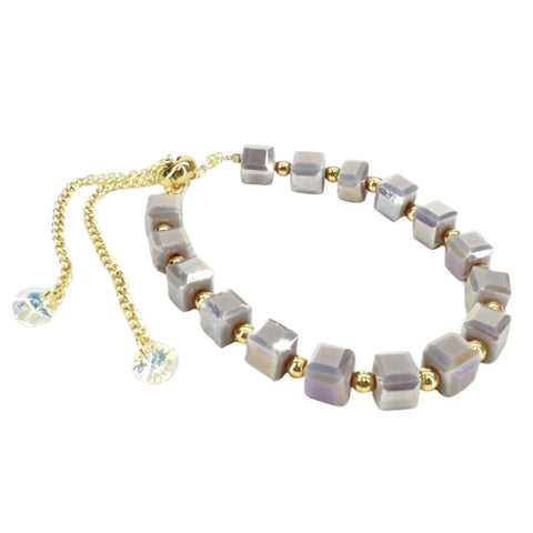 Jacqueline Kent Solid Crystal Slider Bracelet